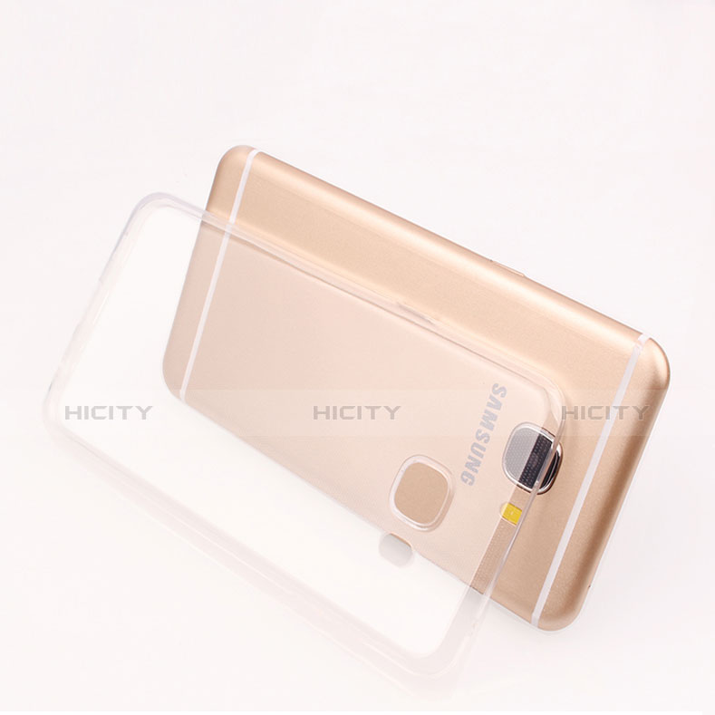 Carcasa Silicona Ultrafina Transparente T05 para Samsung Galaxy C7 SM-C7000 Claro