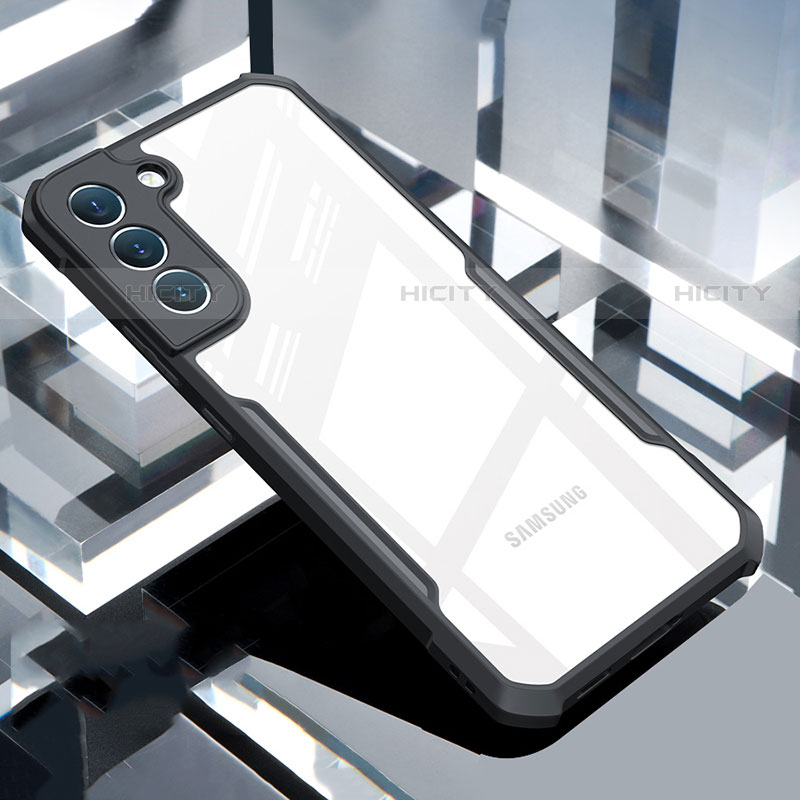 Carcasa Silicona Ultrafina Transparente T05 para Samsung Galaxy S21 FE 5G Negro
