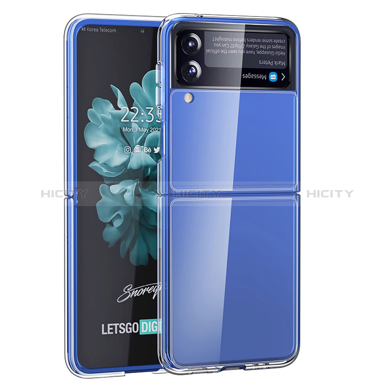 Carcasa Silicona Ultrafina Transparente T05 para Samsung Galaxy Z Flip3 5G Claro