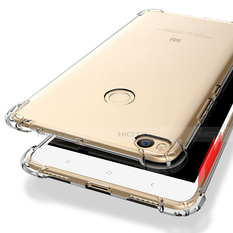 Carcasa Silicona Ultrafina Transparente T05 para Xiaomi Mi Max 2 Claro