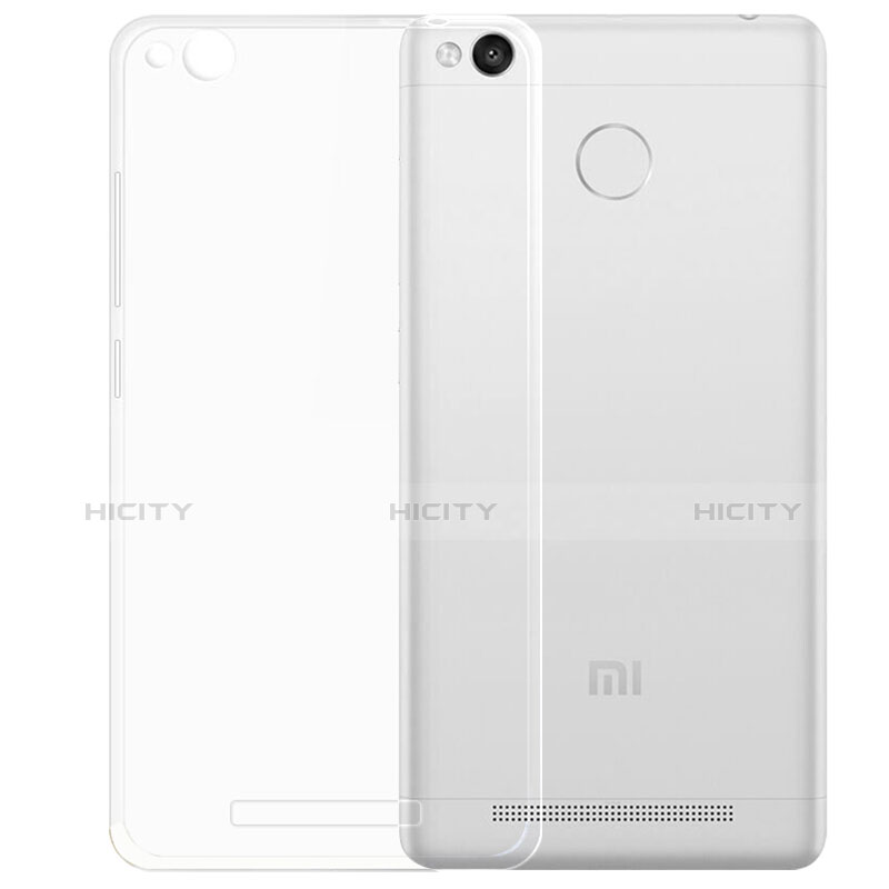 Carcasa Silicona Ultrafina Transparente T05 para Xiaomi Redmi 3S Prime Claro