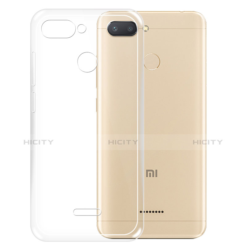 Carcasa Silicona Ultrafina Transparente T05 para Xiaomi Redmi 6 Claro