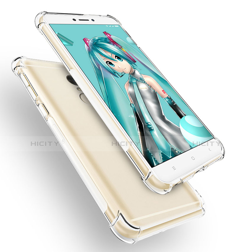 Carcasa Silicona Ultrafina Transparente T05 para Xiaomi Redmi Note 4 Standard Edition Claro