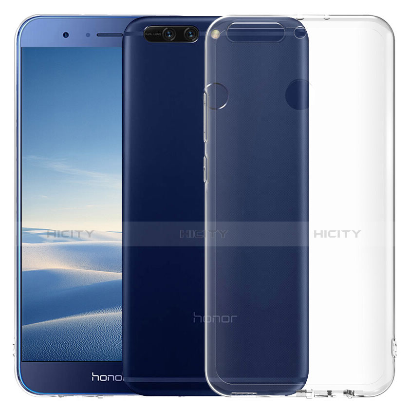 Carcasa Silicona Ultrafina Transparente T06 para Huawei Honor V9 Claro