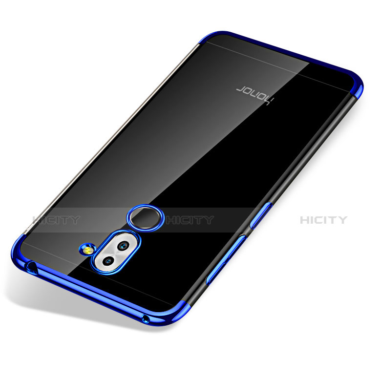Carcasa Silicona Ultrafina Transparente T07 para Huawei GR5 (2017) Azul