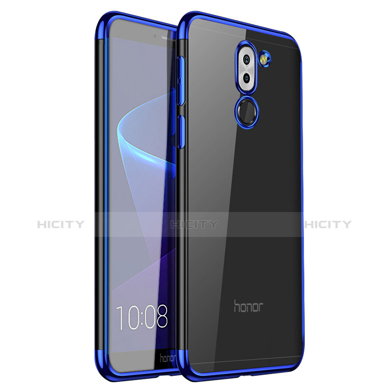 Carcasa Silicona Ultrafina Transparente T07 para Huawei Honor 6X Pro Azul