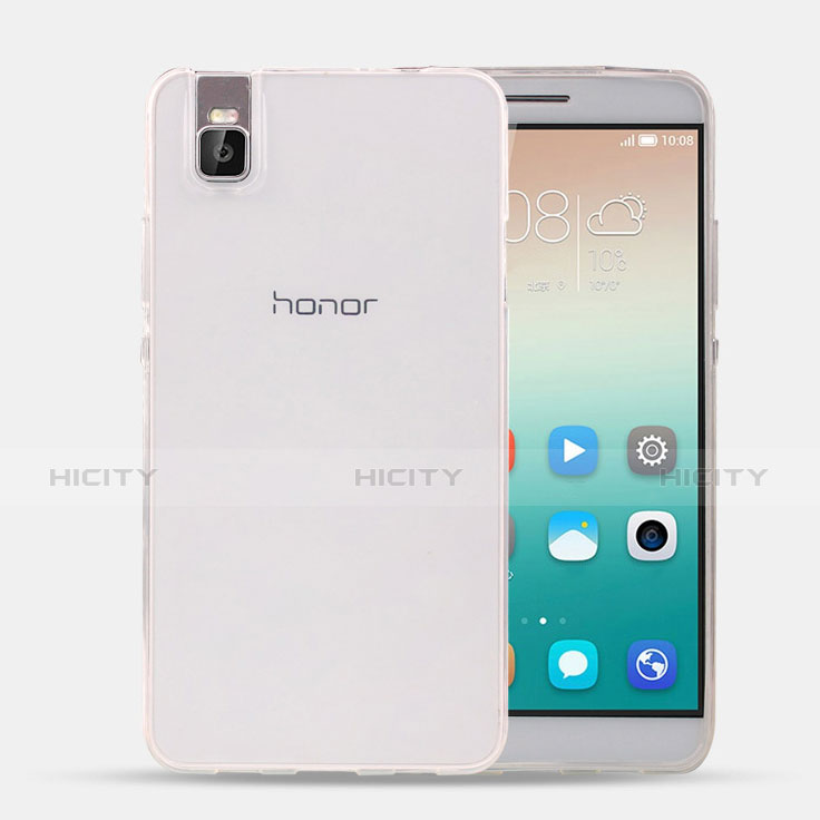 Carcasa Silicona Ultrafina Transparente T07 para Huawei Honor 7i shot X Claro