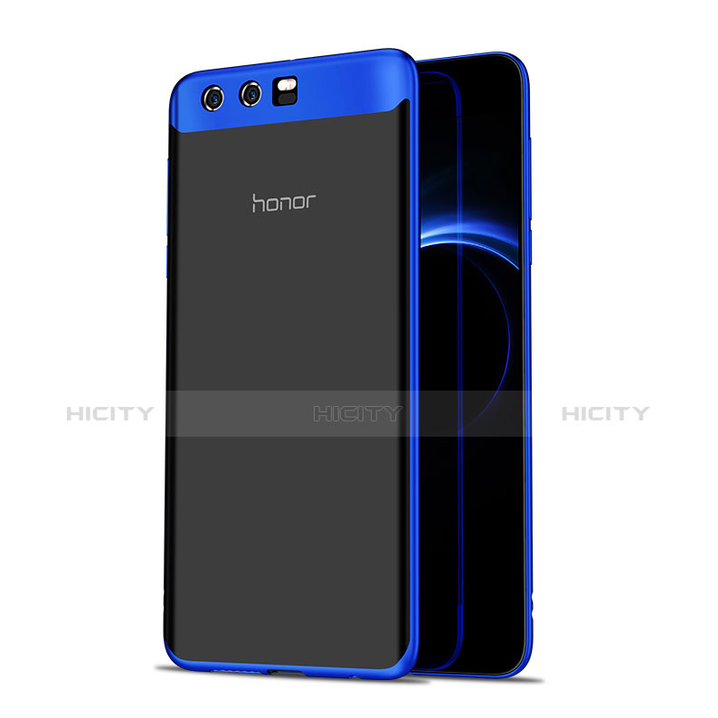 Carcasa Silicona Ultrafina Transparente T07 para Huawei Honor 9 Azul