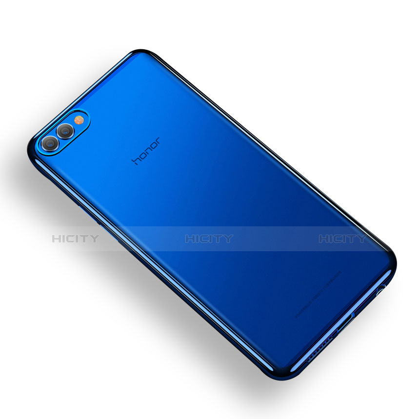 Carcasa Silicona Ultrafina Transparente T07 para Huawei Honor View 10 Azul