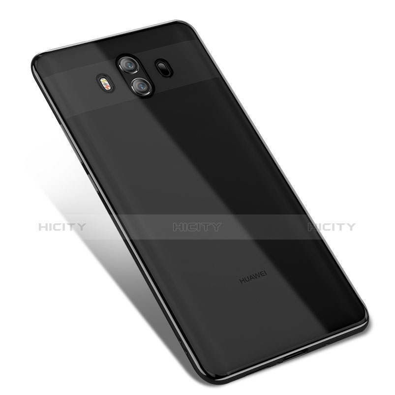 Carcasa Silicona Ultrafina Transparente T07 para Huawei Mate 10 Negro