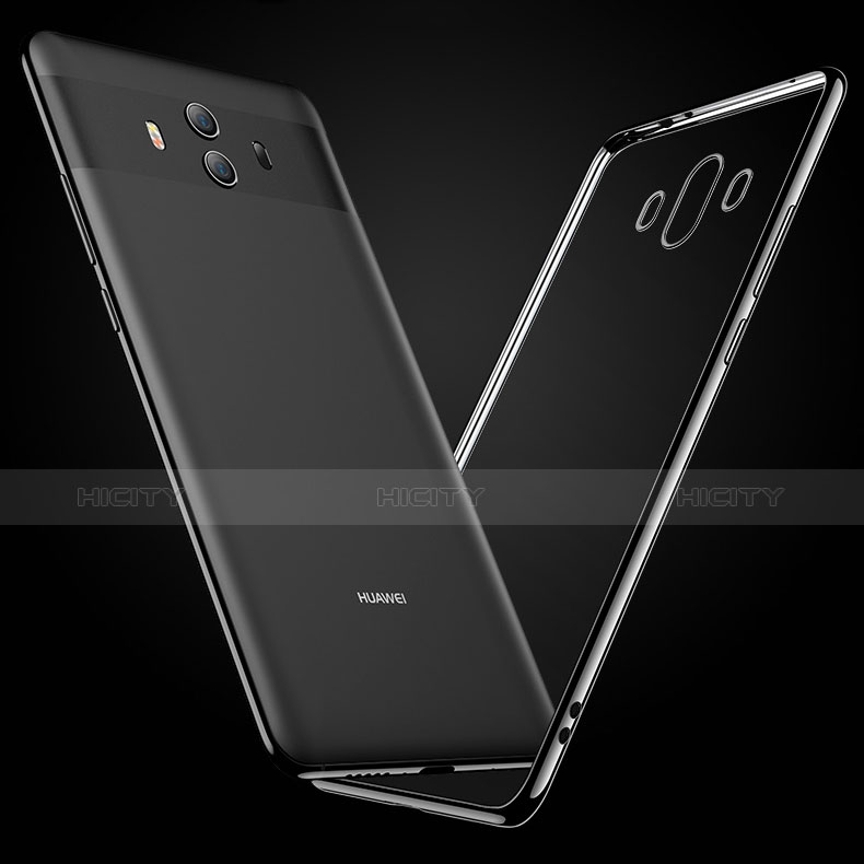 Carcasa Silicona Ultrafina Transparente T07 para Huawei Mate 10 Negro