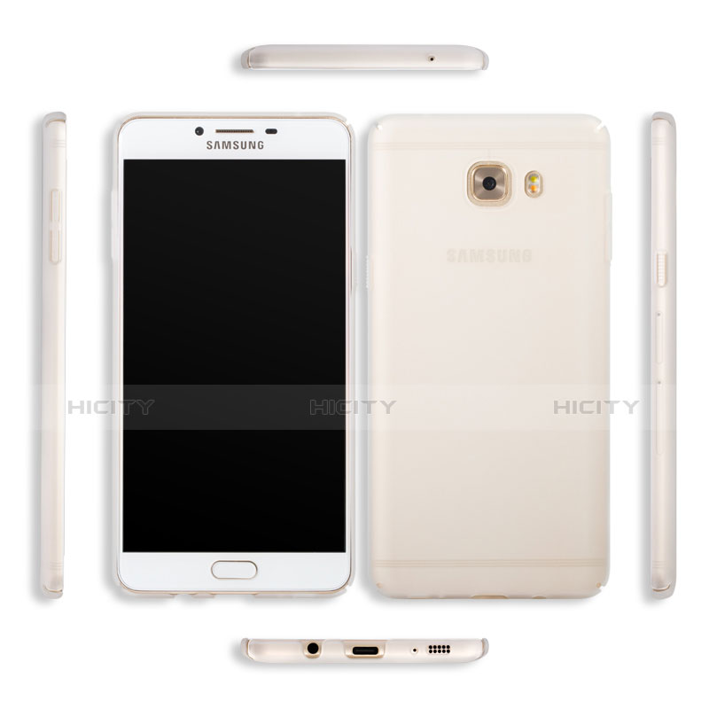 Carcasa Silicona Ultrafina Transparente T07 para Samsung Galaxy C9 Pro C9000 Claro