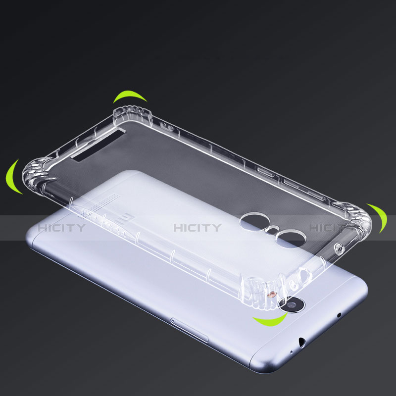 Carcasa Silicona Ultrafina Transparente T07 para Xiaomi Redmi Note 3 Claro