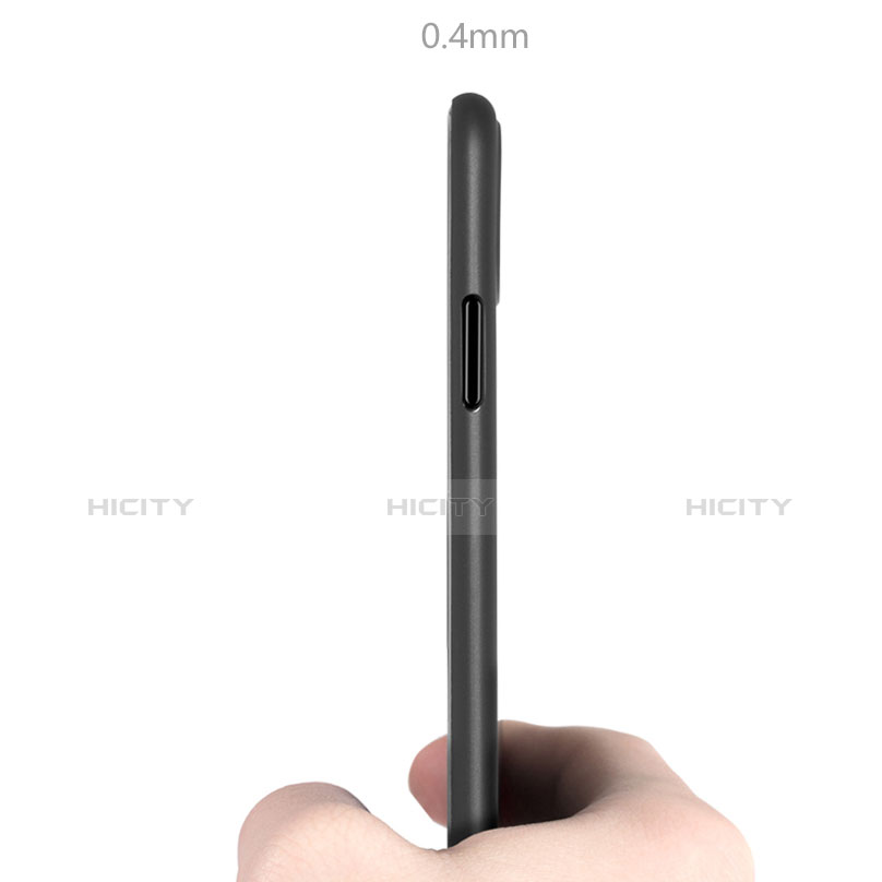 Carcasa Silicona Ultrafina Transparente T08 para Apple iPhone Xs Gris