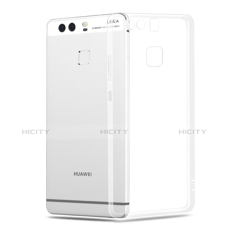 Carcasa Silicona Ultrafina Transparente T08 para Huawei P9 Plus Claro