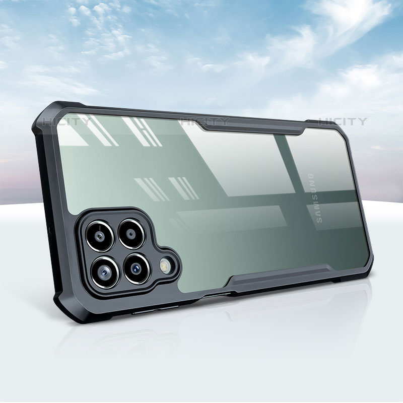 Carcasa Silicona Ultrafina Transparente T08 para Samsung Galaxy M33 5G Negro