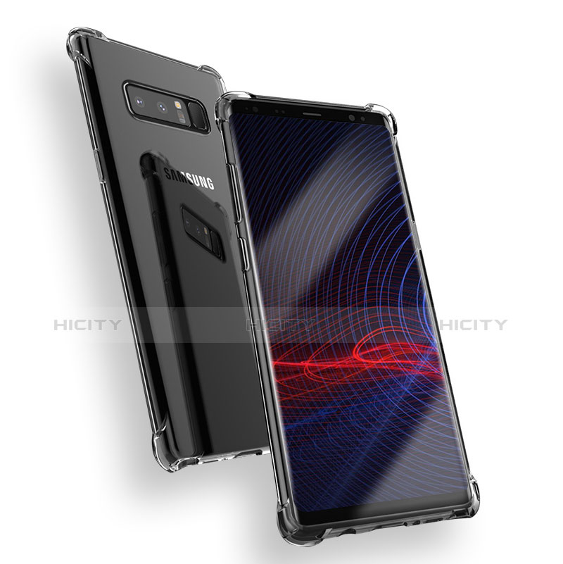 Carcasa Silicona Ultrafina Transparente T08 para Samsung Galaxy Note 8 Claro