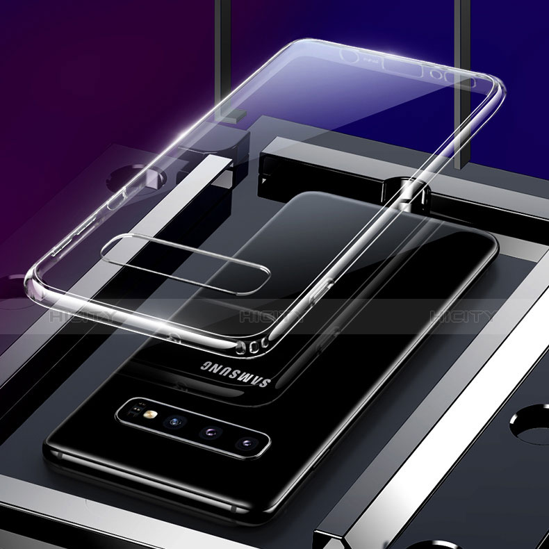 Carcasa Silicona Ultrafina Transparente T08 para Samsung Galaxy S10 Claro