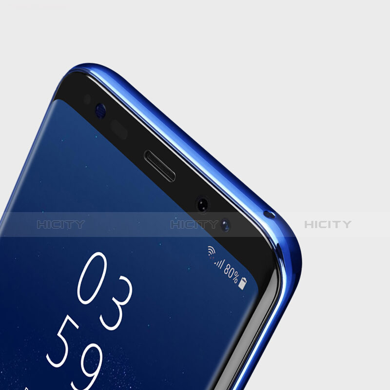 Carcasa Silicona Ultrafina Transparente T08 para Samsung Galaxy S8 Azul