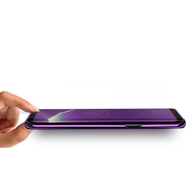 Carcasa Silicona Ultrafina Transparente T08 para Samsung Galaxy S8 Morado