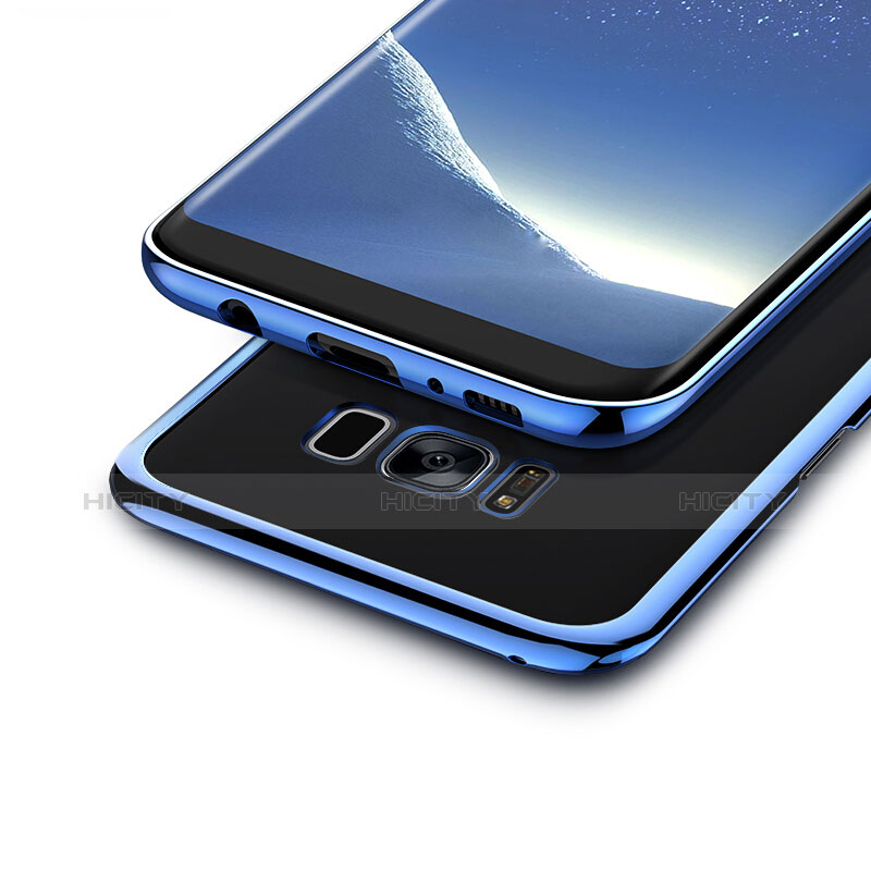 Carcasa Silicona Ultrafina Transparente T08 para Samsung Galaxy S8 Plus Azul
