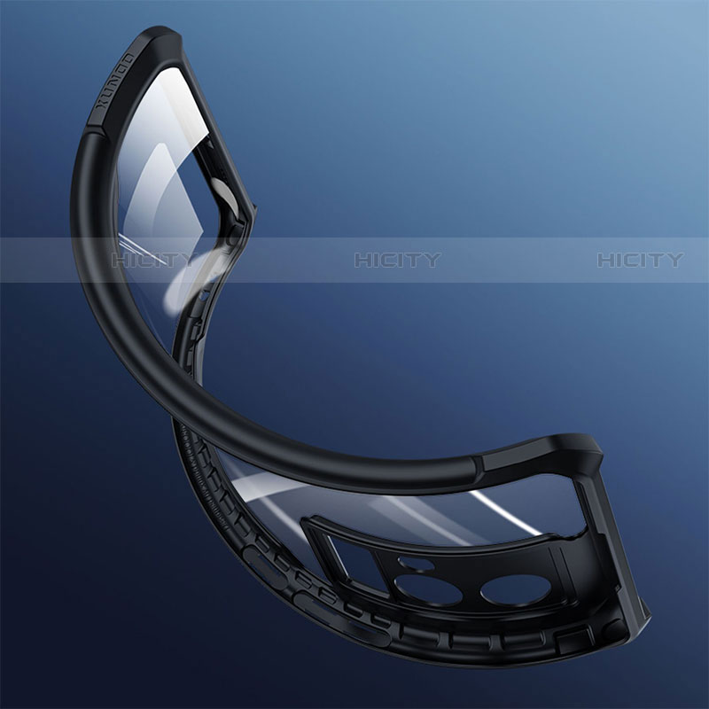 Carcasa Silicona Ultrafina Transparente T08 para Vivo iQOO 8 5G Negro