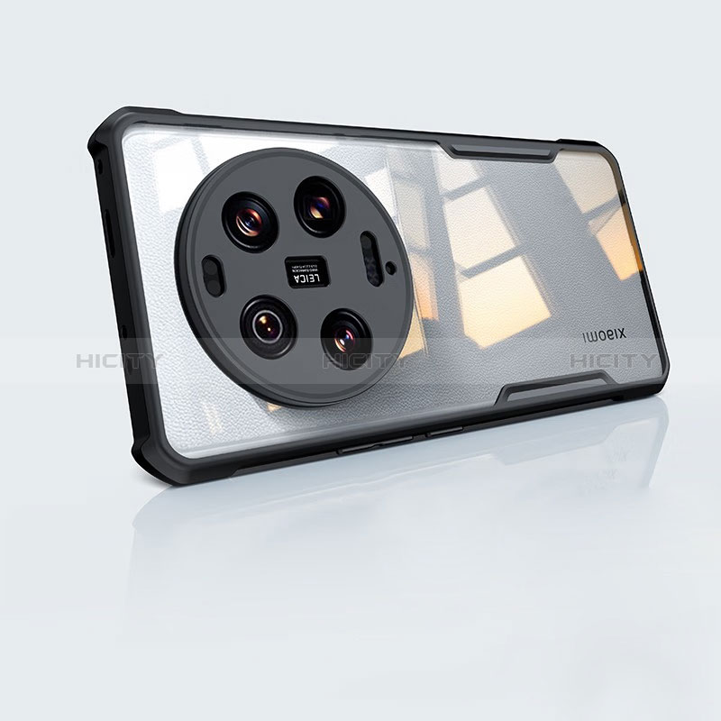 Carcasa Silicona Ultrafina Transparente T08 para Xiaomi Mi 13 Ultra 5G Negro