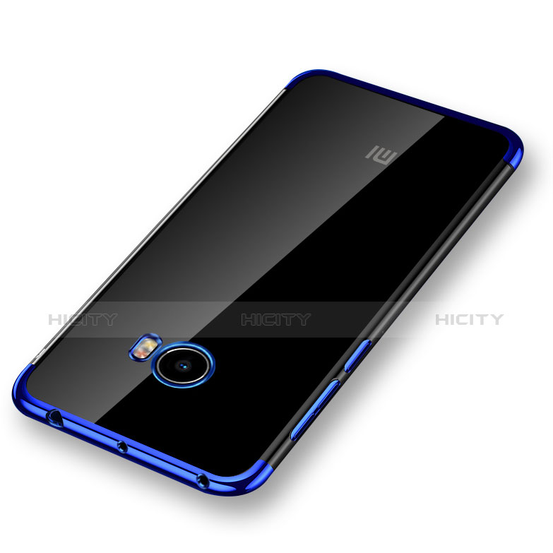 Carcasa Silicona Ultrafina Transparente T08 para Xiaomi Mi Note 2 Special Edition Azul