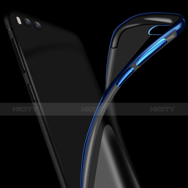 Carcasa Silicona Ultrafina Transparente T08 para Xiaomi Mi Note 3 Azul