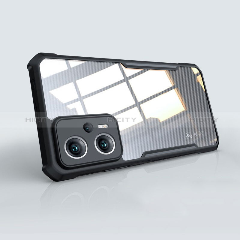 Carcasa Silicona Ultrafina Transparente T08 para Xiaomi Poco X4 GT 5G Negro