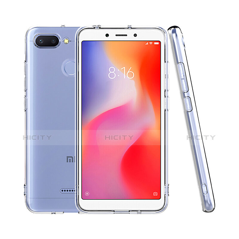 Carcasa Silicona Ultrafina Transparente T08 para Xiaomi Redmi 6 Claro