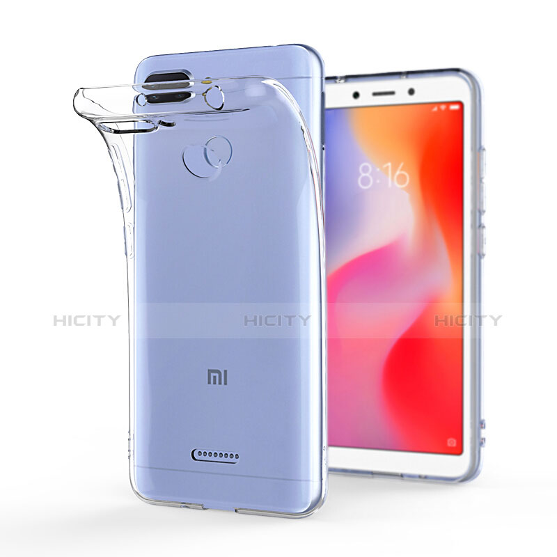 Carcasa Silicona Ultrafina Transparente T08 para Xiaomi Redmi 6 Claro