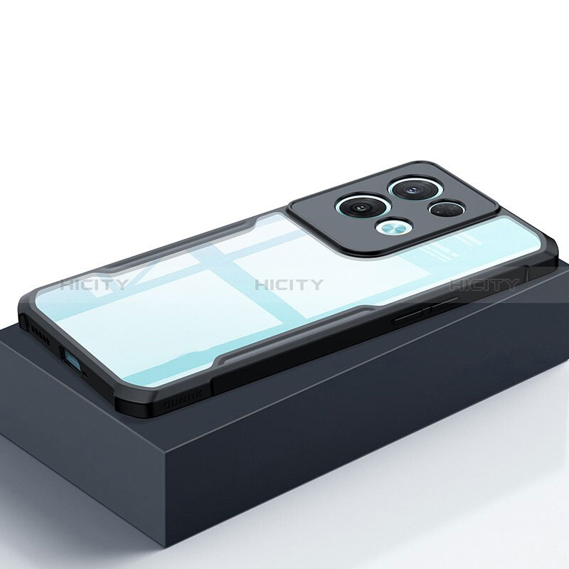 Carcasa Silicona Ultrafina Transparente T08 para Xiaomi Redmi Note 13 Pro 5G Negro