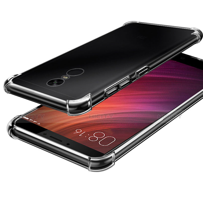 Carcasa Silicona Ultrafina Transparente T08 para Xiaomi Redmi Note 4 Claro