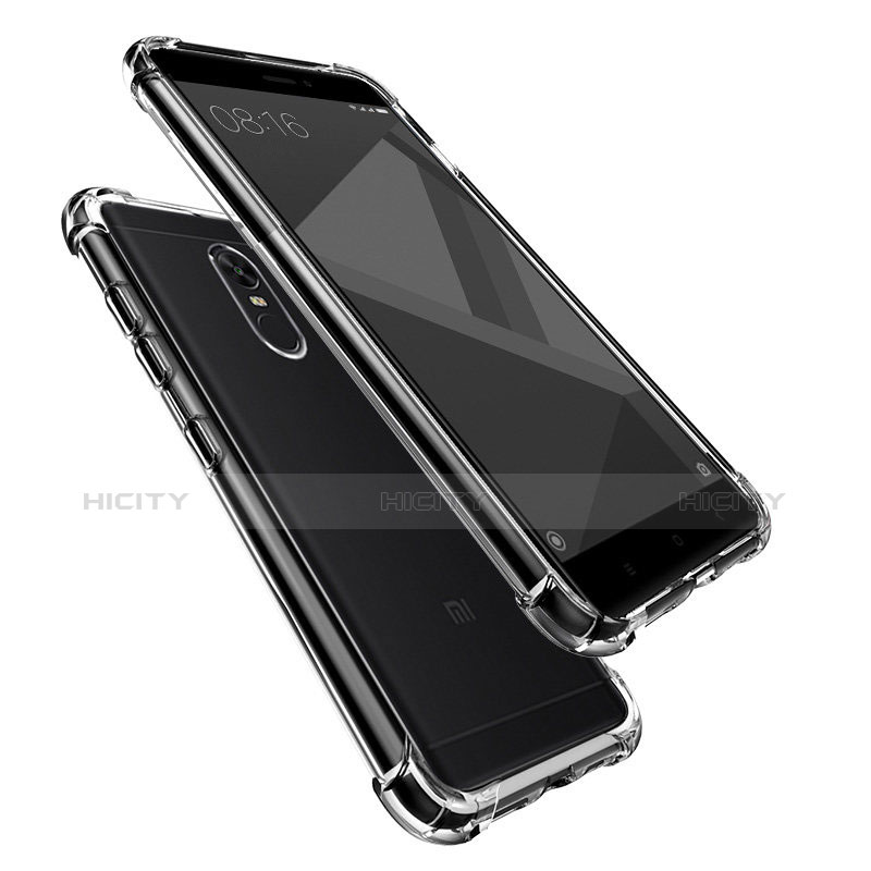 Carcasa Silicona Ultrafina Transparente T08 para Xiaomi Redmi Note 4 Claro