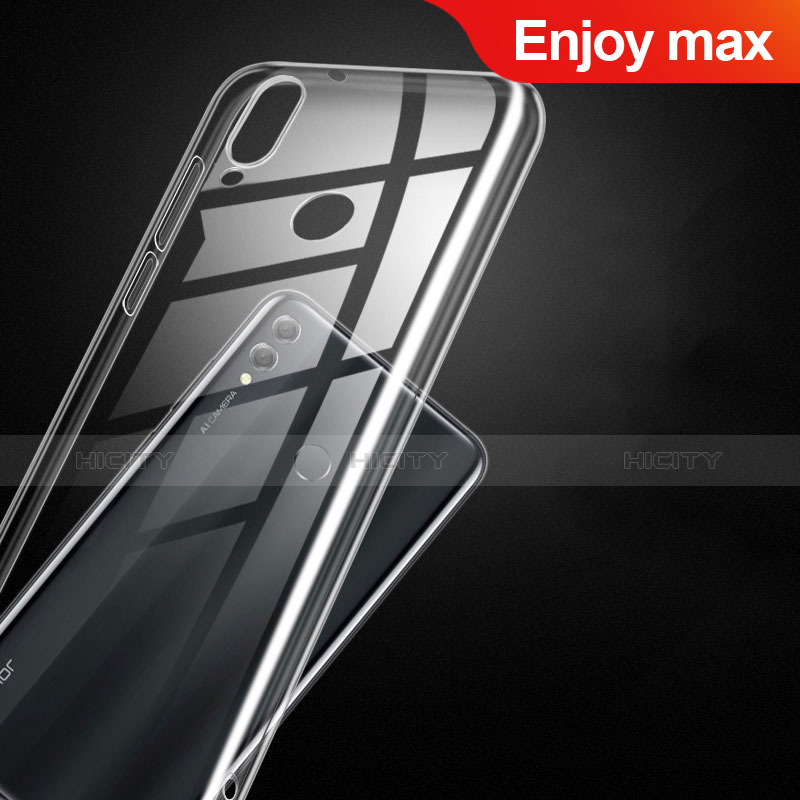 Carcasa Silicona Ultrafina Transparente T09 para Huawei Enjoy Max Claro
