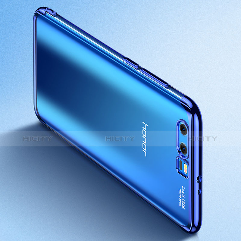 Carcasa Silicona Ultrafina Transparente T09 para Huawei Honor 9 Azul