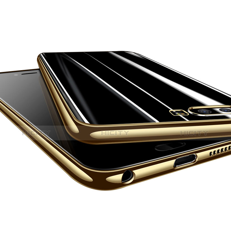 Carcasa Silicona Ultrafina Transparente T09 para Huawei Honor 9 Oro