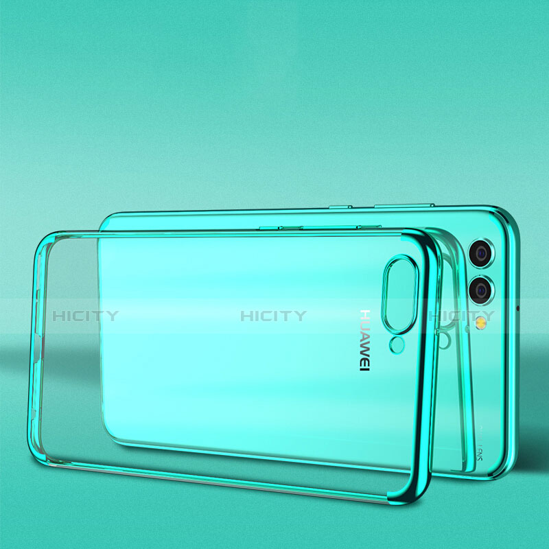 Carcasa Silicona Ultrafina Transparente T09 para Huawei Nova 2S Azul