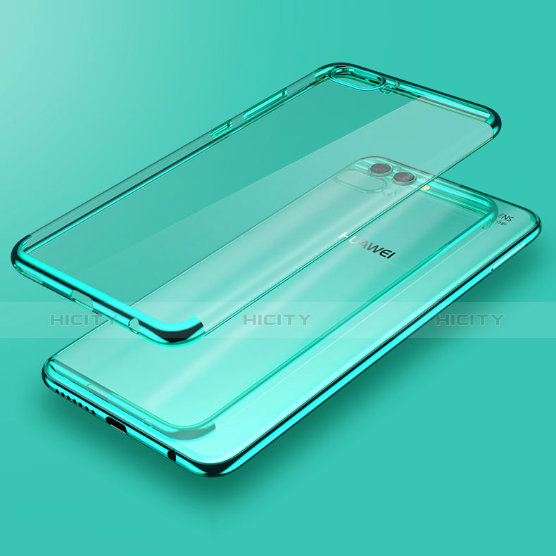 Carcasa Silicona Ultrafina Transparente T09 para Huawei Nova 2S Azul