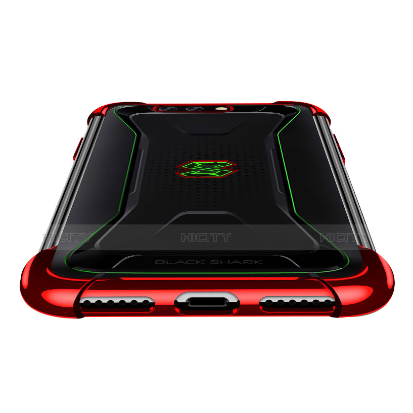 Carcasa Silicona Ultrafina Transparente T09 para Xiaomi Black Shark Rojo