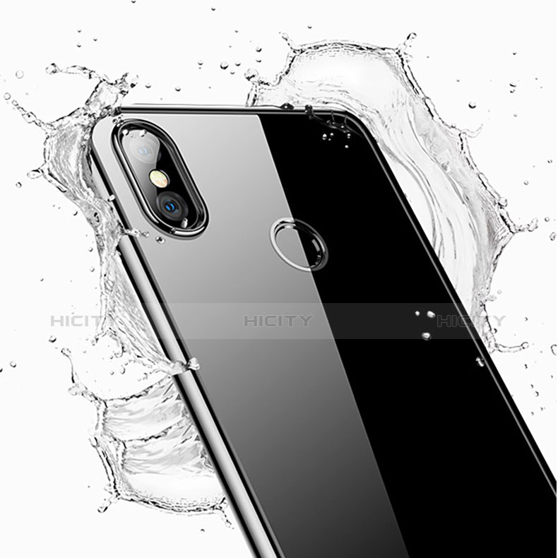 Carcasa Silicona Ultrafina Transparente T09 para Xiaomi Mi 8 Negro