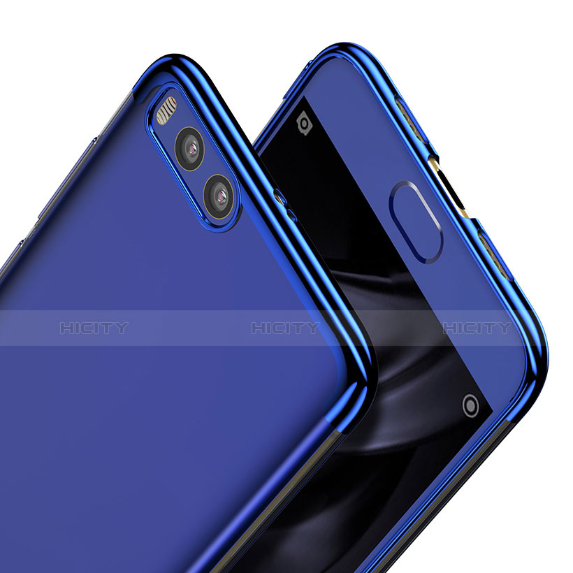 Carcasa Silicona Ultrafina Transparente T09 para Xiaomi Mi Note 3 Azul