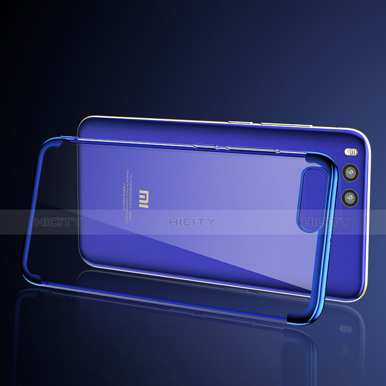 Carcasa Silicona Ultrafina Transparente T09 para Xiaomi Mi Note 3 Azul