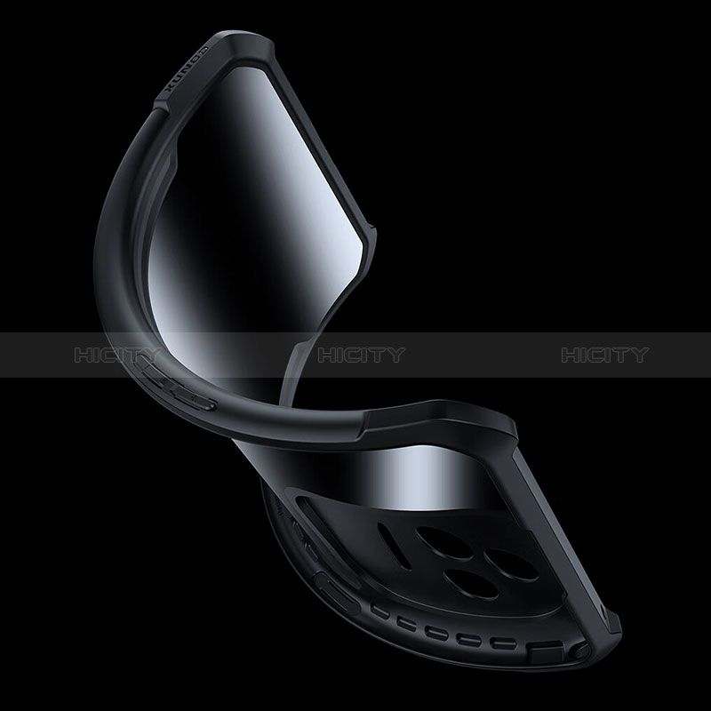 Carcasa Silicona Ultrafina Transparente T09 para Xiaomi Redmi K50 Pro 5G Negro