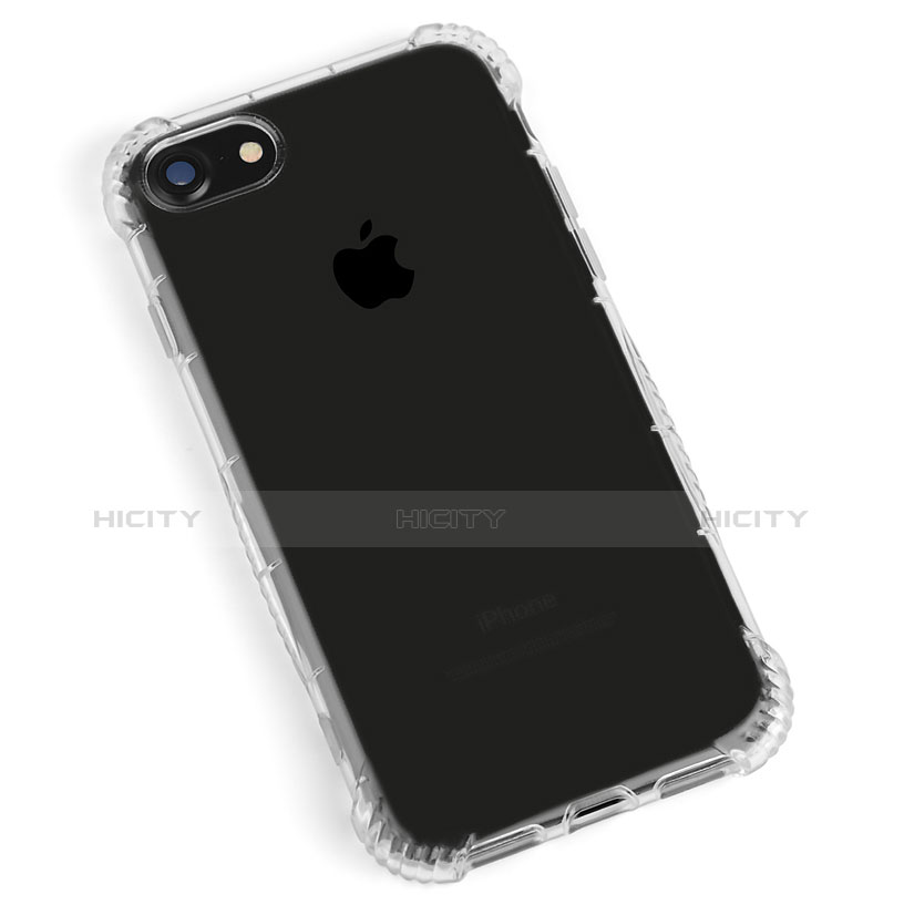 Carcasa Silicona Ultrafina Transparente T10 para Apple iPhone 7 Claro