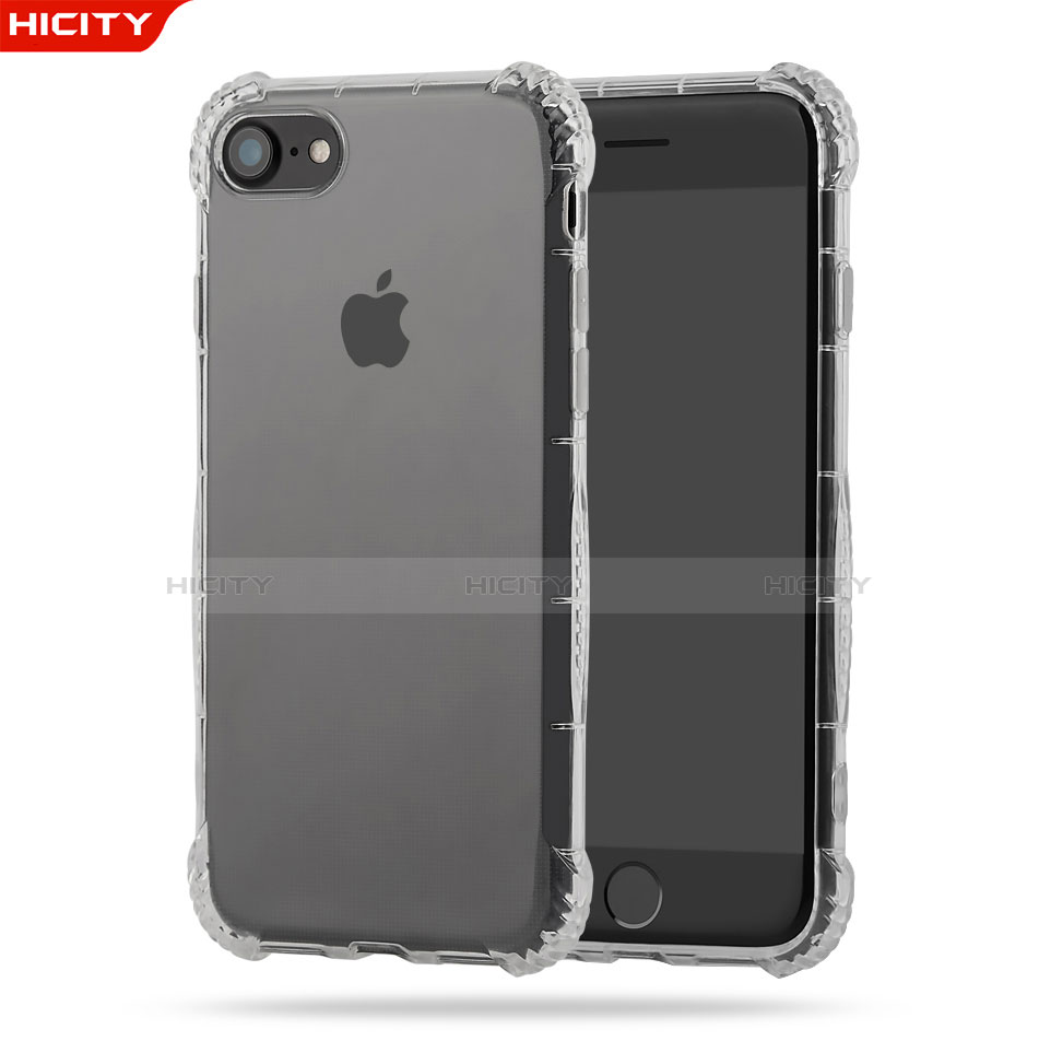 Carcasa Silicona Ultrafina Transparente T10 para Apple iPhone 8 Claro