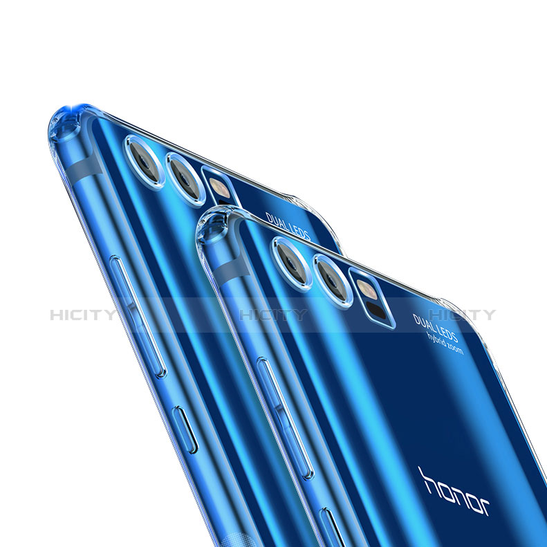 Carcasa Silicona Ultrafina Transparente T10 para Huawei Honor 9 Plata