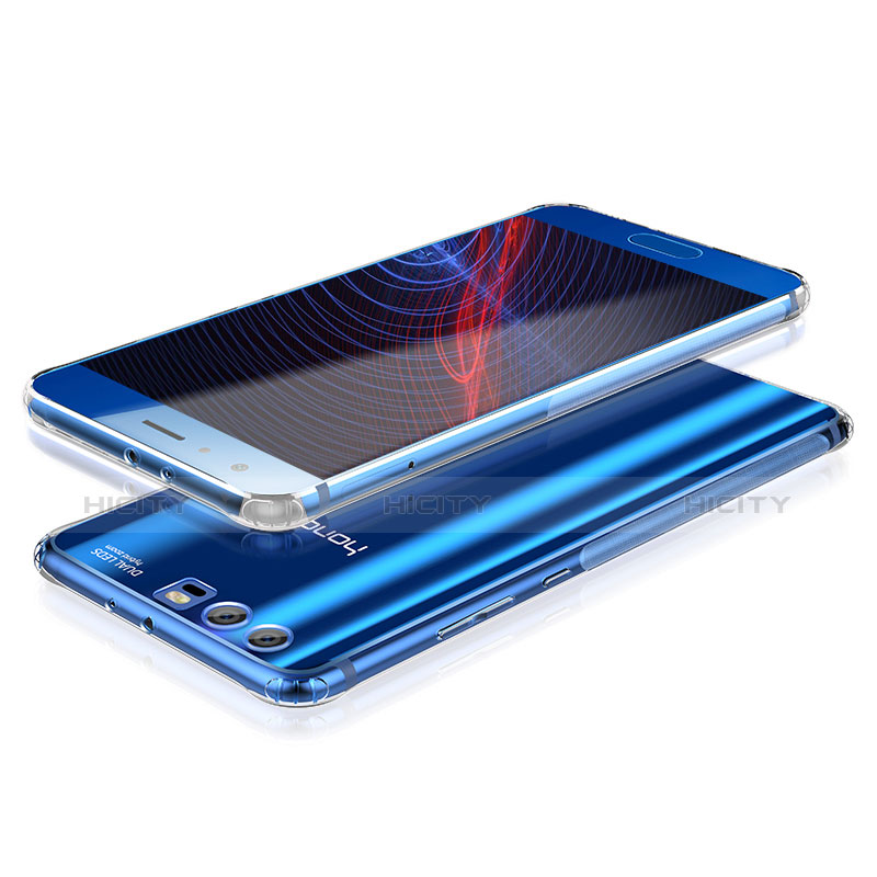 Carcasa Silicona Ultrafina Transparente T10 para Huawei Honor 9 Premium Plata