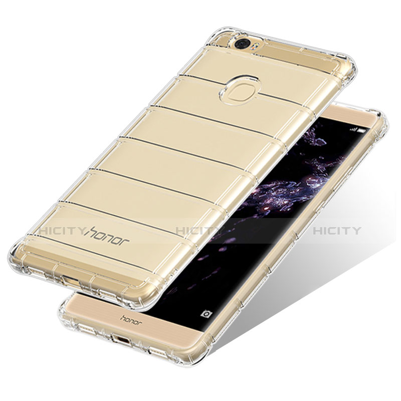 Carcasa Silicona Ultrafina Transparente T10 para Huawei Honor Note 8 Claro